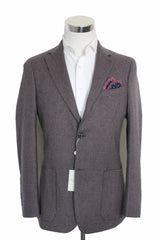 Final Sale Bella Spalla Sport Coat: Mauve & Gray Check