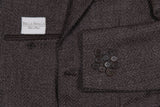 Bella Spalla Sport Coat: Brown herringbone, 2-button, pure Zegna wool