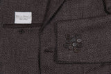 Bella Spalla Sport Coat: Brown herringbone, 2-button, pure Zegna wool