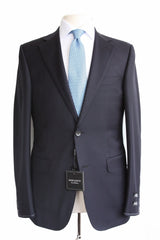 Benjamin Sartorial Suit: Dark navy blue, 2-button Nobile model, super 140's wool