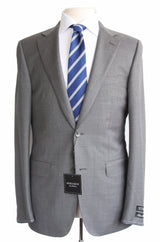 Benjamin Sartorial Suit: Light/Medium Gray, 2-button Nobile model, super 140's wool