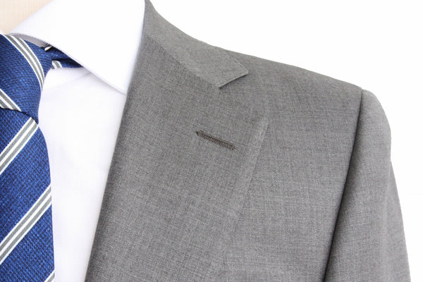 Benjamin Sartorial Suit: Light/Medium Gray, 2-button Nobile model, super 140's wool