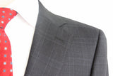 Benjamin Sartorial Suit: Navy Plaid, 2-button Nobile model, superfine wool