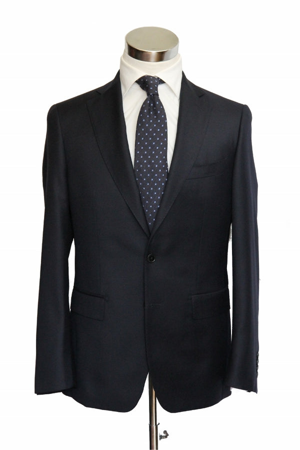 Benjamin Sartorial Suit Navy Blue Full canvas Caruso 2-button super 110's wool VBC