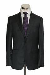 Benjamin Suit Charcoal Grey 39/40R, Half canvas, 2-button, super 110's wool VBC