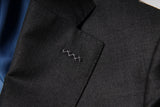 Benjamin Suit Charcoal Grey 39/40R, Half canvas, 2-button, super 110's wool VBC