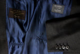 Benjamin Suit Charcoal Grey 39/40R, Half canvas, 2-button, super 110's wool VBC