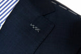 Benjamin Sartorial Suit: Airforce Blue, Full canvas Caruso 2-button super 110's wool VBC