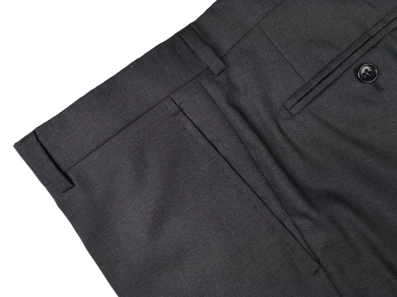 Benjamin Sartorial Suit: 38R, Charcoal glenplaid, 2-button Classico II model, super 150's wool