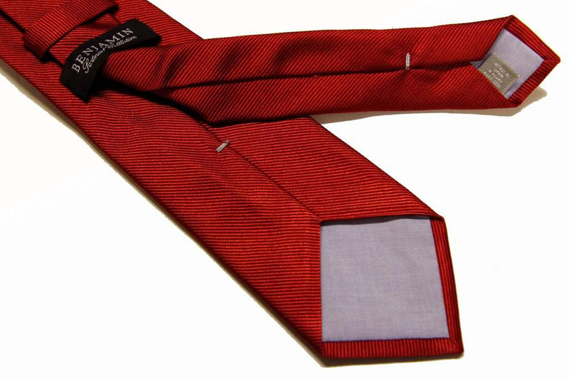 Benjamin Tie, Red twill, silk
