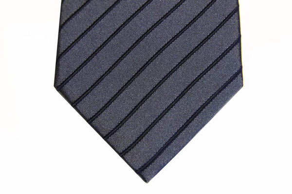 Benjamin Tie, Grey stripes,  silk
