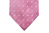 Benjamin Tie, Pink with white polkadots, silk
