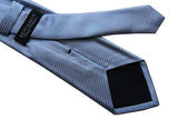 Benjamin Tie, Light blue with silver stripes, silk