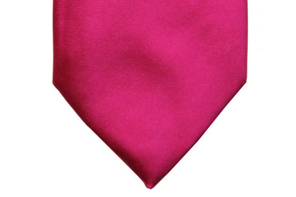 Benjamin Tie, Solid fuchsia,  silk