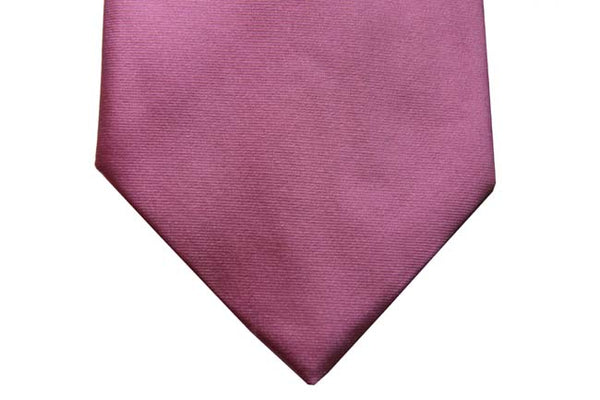 Benjamin Tie, Solid pink,  silk