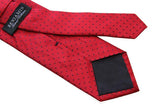 Benjamin Tie, Red with navy blue polkadots, silk