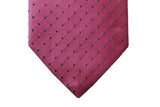 Benjamin Tie, Pink with blue polkadots, silk