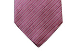 Benjamin Tie, Pink with white stripes, silk