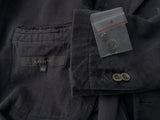 Boglioli Sport Coat 39/40R Midnight Blue 3-button Cotton/Poliamid