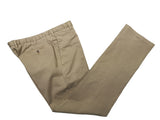 Final Sale Boglioli Suit 46/47, Khaki beige 3-button Cotton/Elastane