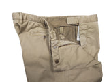 Final Sale Boglioli Suit 46/47, Khaki beige 3-button Cotton/Elastane