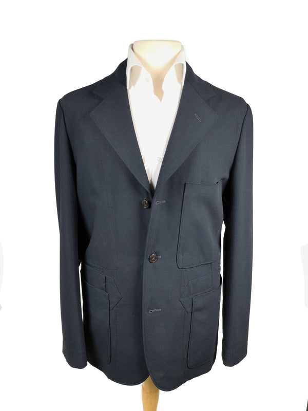 Final Sale Boglioli Coat/Jacket 38R, Gunmetal grey 3-button Pure wool