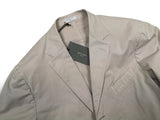 Final Sale Boglioli Suit 46/47R, Light beige 3-button Cotton/Elastane