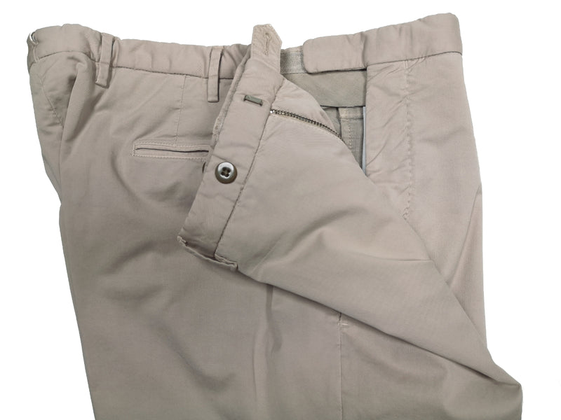 Final Sale Boglioli Suit 46/47R, Light beige 3-button Cotton/Elastane