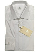 Borrelli Shirt 15: White point collar cotton - slight damage