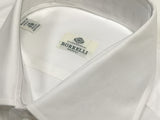 Borrelli Shirt 15: White point collar cotton - slight damage