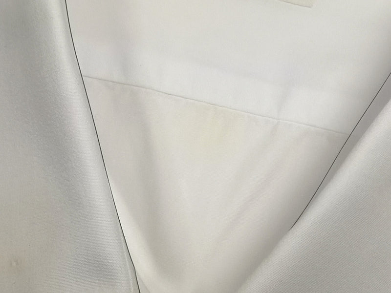 Borrelli Shirt 16: White point collar cotton French Cuff - slight damage