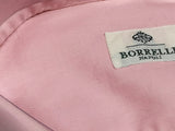 Borrelli Shirt 17 Pink Cotton End on End