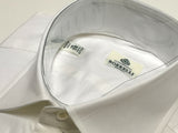 Borrelli Shirt 15: White point collar cotton - slight damage