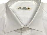Borrelli Shirt 15 White Cotton Royal Collection