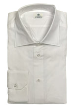 Borrelli Shirt 17.5 White Cotton/Linen