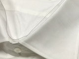 Borrelli Shirt 17.5 White Cotton/Linen