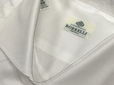 Borrelli Shirt 15: White spread collar Cotton - slight damage