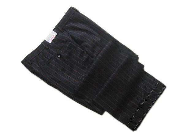 Brioni Suit: 48R, Charcoal gray with brick stripes, 3-button Brioni Suit: 48R, Charcoal gray with brick stripes, 3-button