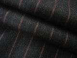 Brioni Suit: 48R, Charcoal gray with brick stripes, 3-button, super 150's wool