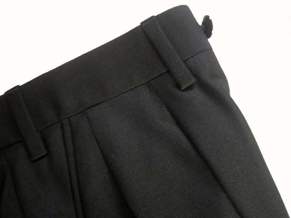 Brioni Trousers: 28 SALE!, Black, pleated front, superfine wool