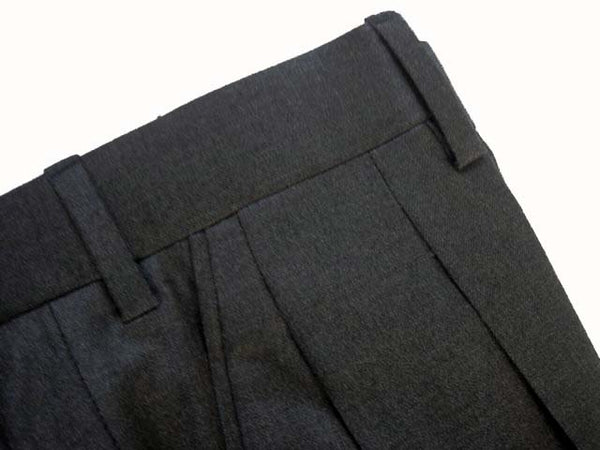 Brioni Trousers: 26 SALE!, Medium gray, pleated front, superfine wool