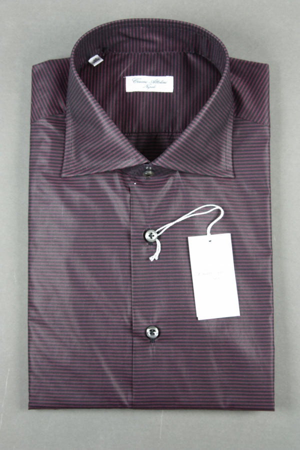 attolini dress shirts Cesare Attolini Men's Basic Light Blue Twill Dress Shirt