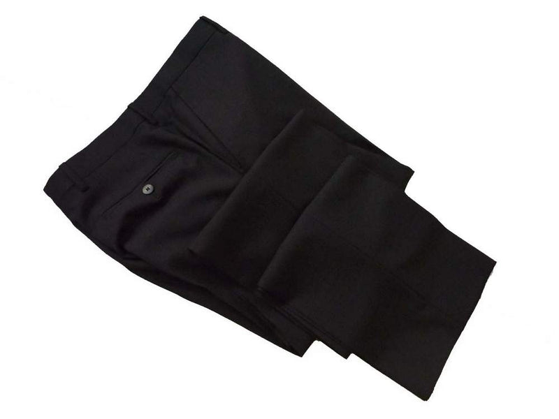 Caruso Suit: 42L, Dark charcoal, Rolling 3 button, super 120s Barberis wool