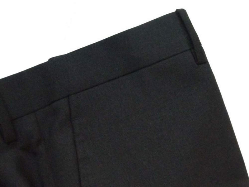 Caruso Suit: 42L, Dark charcoal, Rolling 3 button, super 120s Barberis wool