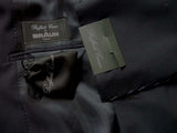 Caruso Suit: 46R, Dark navy blue, Rolling 3 button, super 120s Barberis wool
