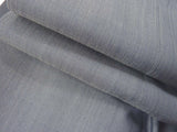 Caruso Suit: 39R/40R, Blue-Grey fil-a-fil Rolling 3 button, 130s wool/silk