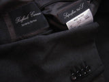 Caruso Suit: 46R, Charcoal gray, 3 button, super 100s wool