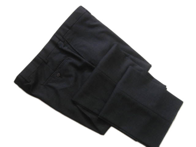Caruso Suit: 46R, Charcoal gray, 3 button, super 100s wool