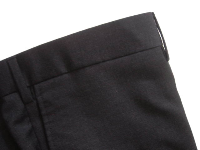 Caruso Suit: 46R, Charcoal gray, 3 button, super 100s wool
