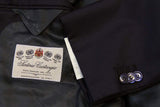 Castangia Sport Coat: 36R, Navy blue silver buttons, 3-button, 130's wool